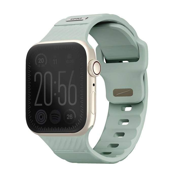 UNIQ STRIDE FKM RUBBER APPLE WATCH STRAP 41/40/38MM - ICEPLANT GREEN (ICEPLANT GREEN)