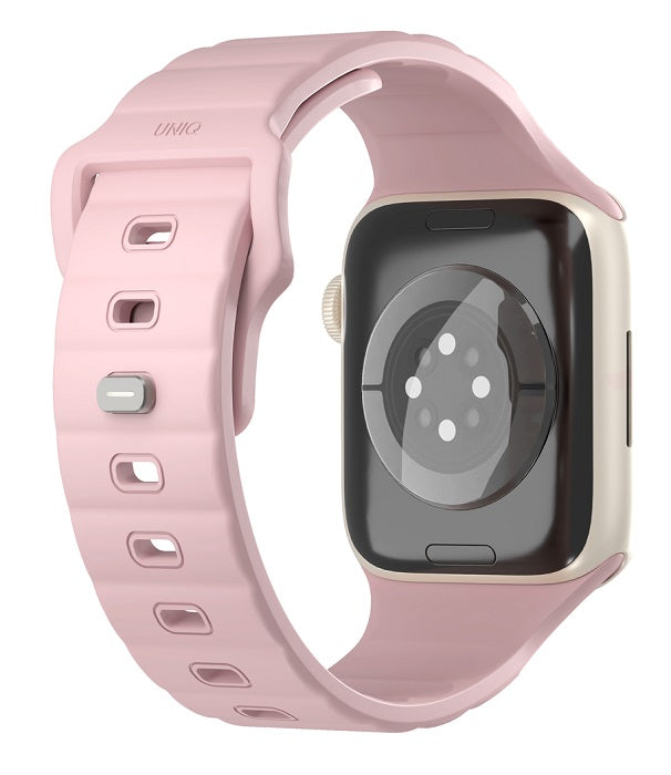 UNIQ STRIDE FKM RUBBER APPLE WATCH STRAP 41/40/38MM - PALE PINK (PALE PINK)