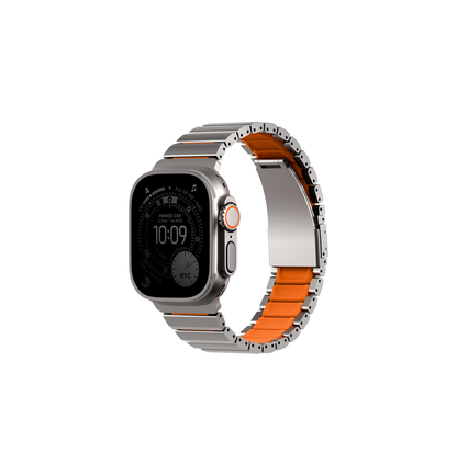 سوار UNIQ STROVA لساعة Apple Watch من الفولاذ مقاس 45/44/42 مم