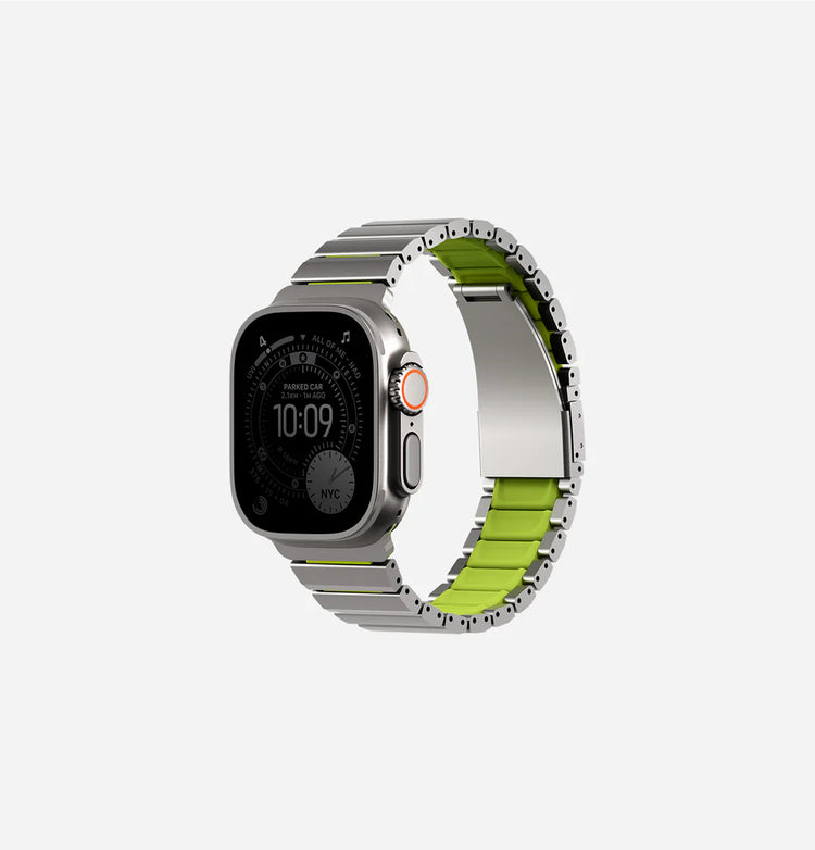 Strova Flex Hybrid Stainless Steel Apple Watch Strap 49/46/45/44/42MM