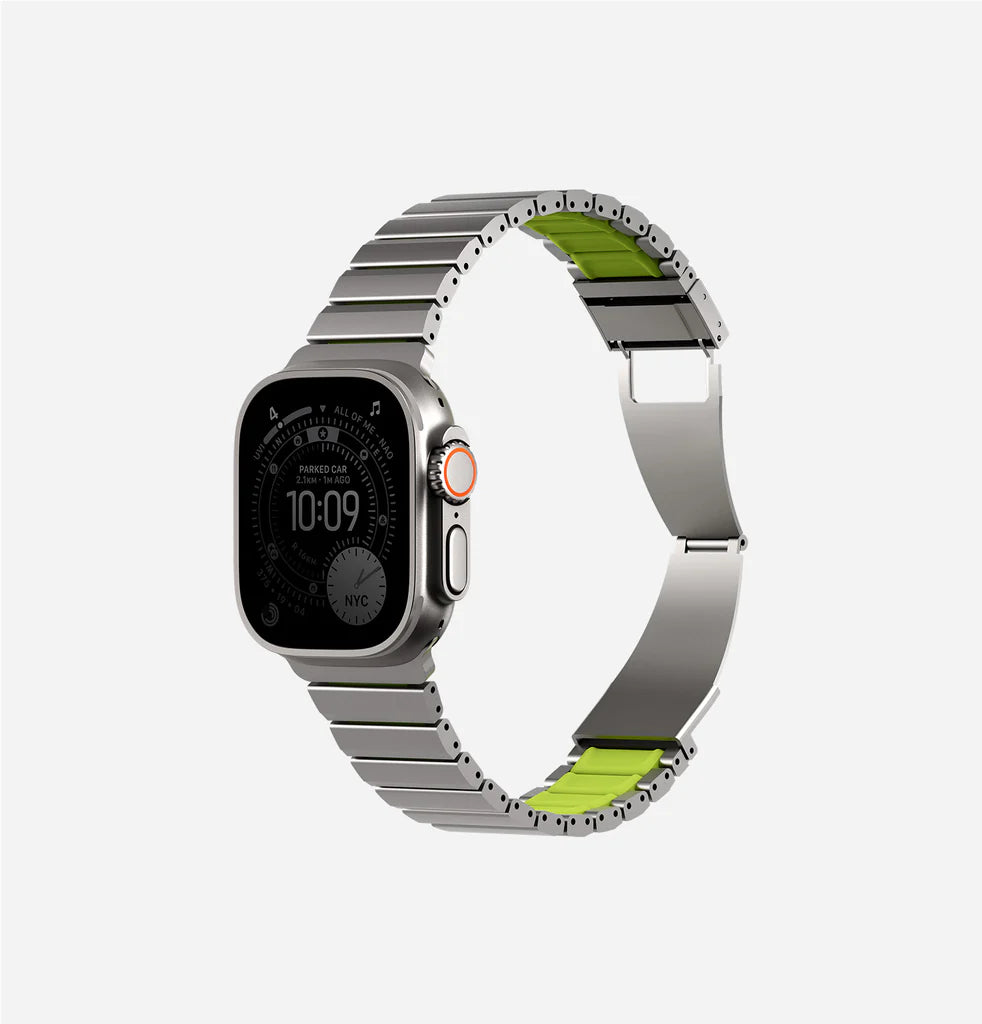 Strova Flex Hybrid Stainless Steel Apple Watch Strap 49/46/45/44/42MM