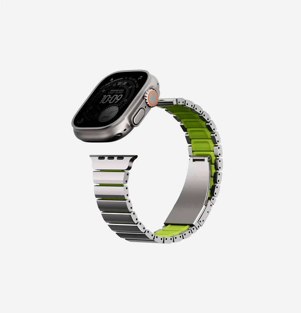 Strova Flex Hybrid Stainless Steel Apple Watch Strap 49/46/45/44/42MM