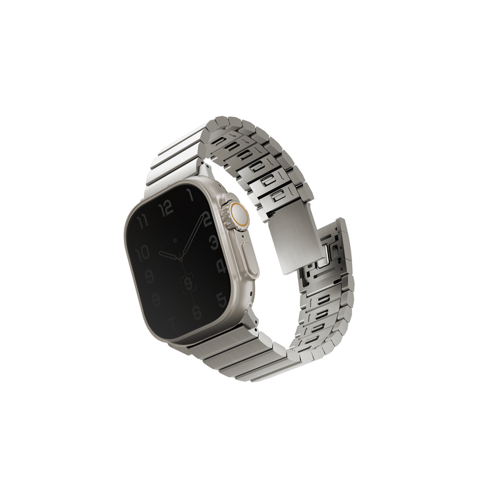 UNIQ STROVA MAG APPLE WATCH SELF-ADJUSTABLE STEEL LINK BAND 49/46/45/44MM