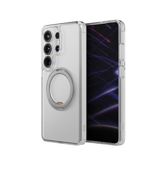 UNIQ HYBRID GALAXY S26 ULTRA SWIVIX WITH 360 ROTATING KICKSTAND - LUCENT CLEAR (LUCENT CLEAR)