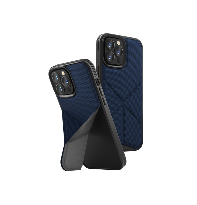 UNIQ HYBRID IPHONE 14 PRO (2022) MAGCLICK CHARGING TRANSFORMA - ELECTRIC (BLUE)