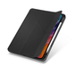Charcoal-grey iPad Air 10.9 folio case with kickstand, front cover open