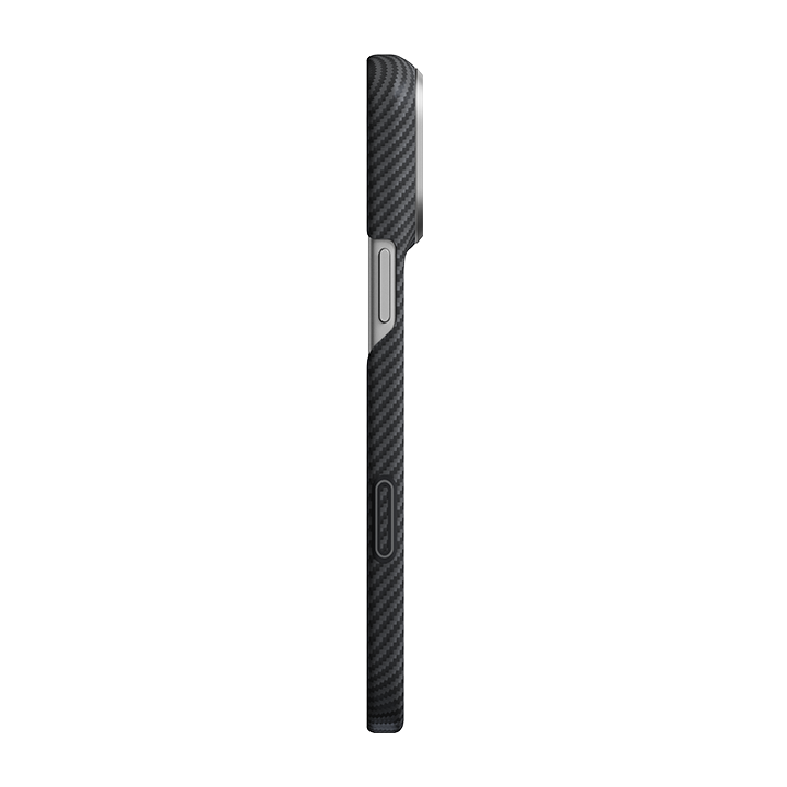 PITAKA Edge Case for iPhone 18 Pro Classic-Black Grey(Twill)-01