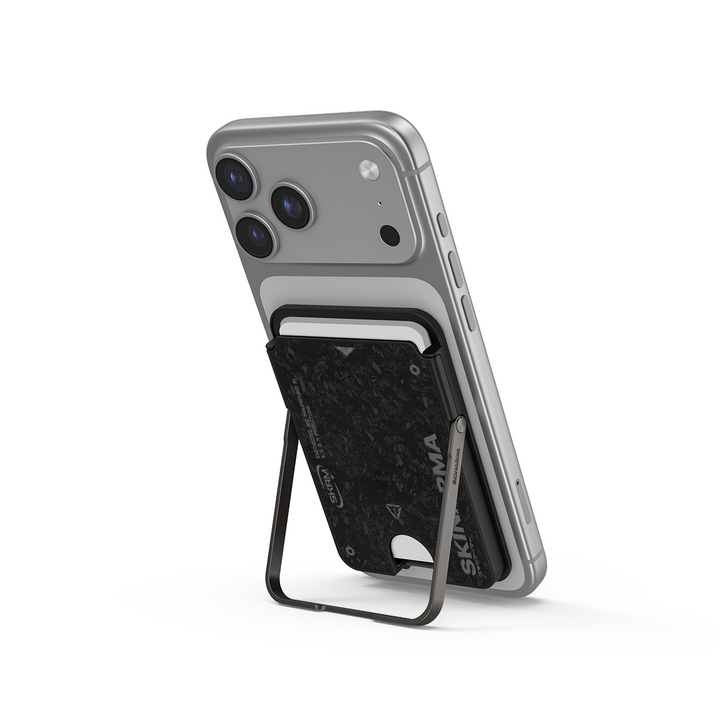 SKINARMA MAGNETIC CARDHOLDER WITH SMART KICK-STAND VEKTOR ONYX