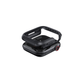 Midnight-black 42mm Apple Watch case with screen cover and side controls