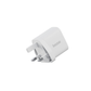 BAZIC GOPORT VELOX KIT, 1C1A GAN CHARGER 35W(UK) WITH WEAVE CABLE-WHITE
