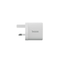 BAZIC GOPORT VELOX KIT, 1C1A GAN CHARGER 35W(UK) WITH WEAVE CABLE-WHITE