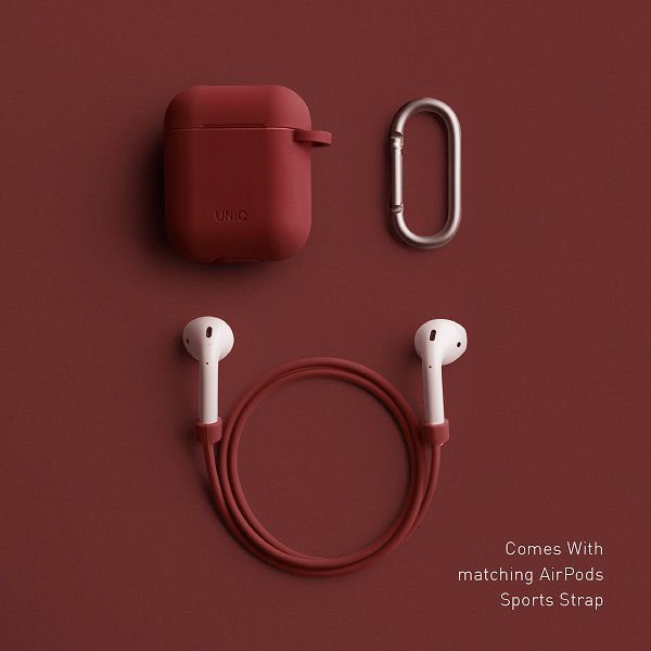 UNIQ VENCER AIRPODS 1 &amp; 2 حافظة من السيليكون 