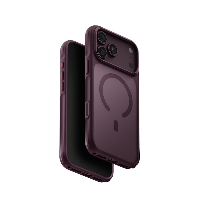 UNIQ HYBRID IPHONE 18 PRO MAX (2026) 6.9 MAGCLICK CHARGING VEREN (AF) - BURGUNDY FROST