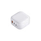 UNIQ VERGE PRO 66W GAN USB-C WALL CHARGER (UK) - CLOUD (WHITE)
