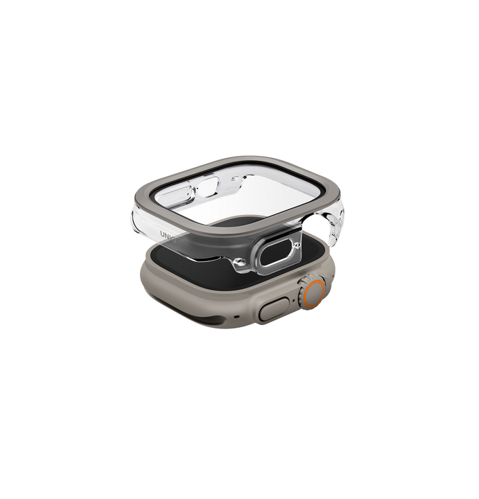 UNIQ VOUTE WATCH CASE WITH TEMPERED GLASS SCREEN 49MM