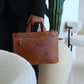 7 Wallet 14 inch GENUINE  LEATHER LAPTOP BAG BROWN