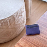 7WALLET SAFIANO PURPLE
