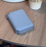 7WALLET FLOTER ZIPPER MATTE GREY
