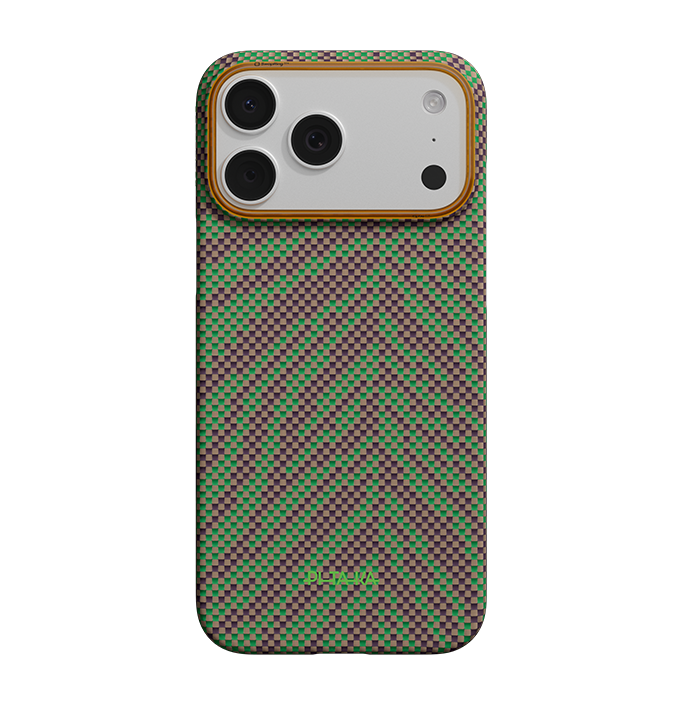 PITAKA Breath of Veins  Edge Case for iPhone 17 Pro MAX- Sprout Surge