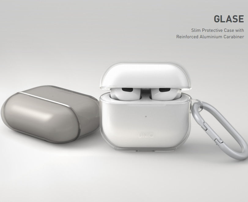 حافظة UNIQ GLASE AIRPODS الجيل الثالث 