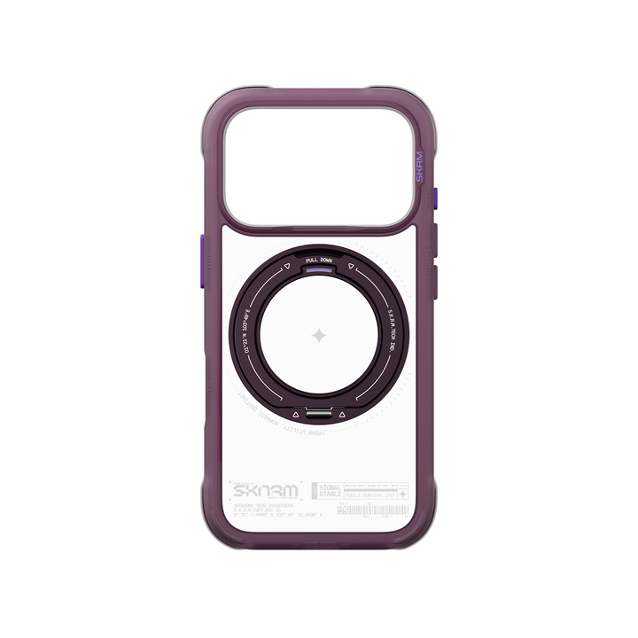 SKINARMA IPHONE 18 PRO 6.3"" (2026) ATLAS (ROTATING KICK-STAND) - Burgundy