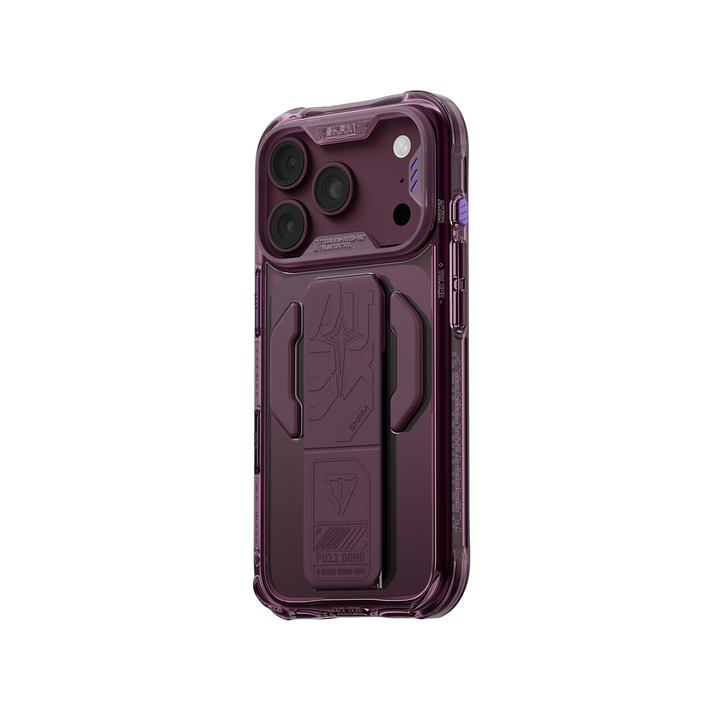 SKINARMA IPHONE 18 PRO MAX 6.9"" (2026)  HELIO CE (SILICON GRIP-STAND) - Burgundy