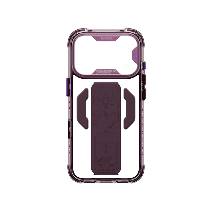 SKINARMA IPHONE 18 PRO MAX 6.9"" (2026)  HELIO CE (SILICON GRIP-STAND) - Burgundy