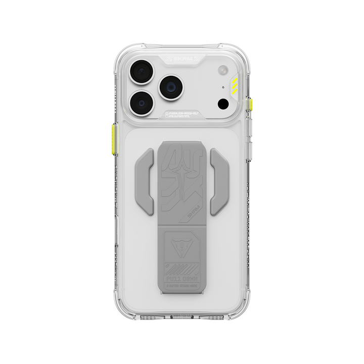 SKINARMA IPHONE 18 PRO MAX 6.9"" (2026)  HELIO CE (SILICON GRIP-STAND) - Clear
