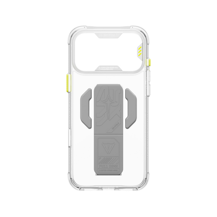 SKINARMA IPHONE 18 PRO MAX 6.9"" (2026)  HELIO CE (SILICON GRIP-STAND) - Clear