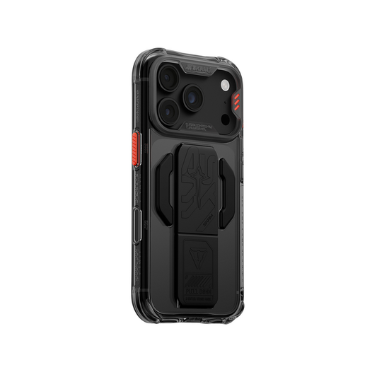 SKINARMA IPHONE 18 PRO MAX 6.9 (2026)  HELIO CE (SILICON GRIP-STAND) - Graphite