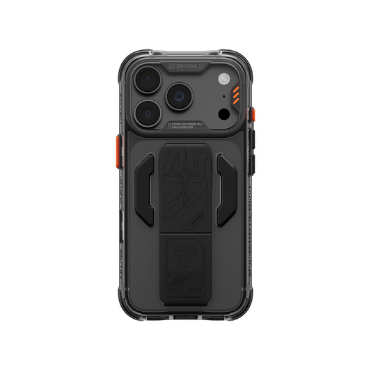 SKINARMA IPHONE 18 PRO MAX 6.9 (2026)  HELIO CE (SILICON GRIP-STAND) - Graphite