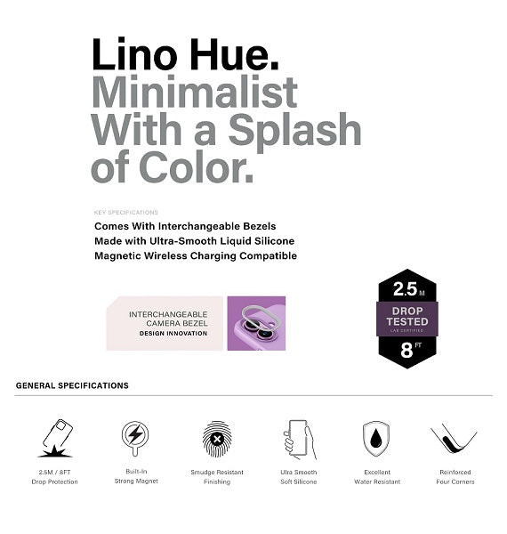 UNIQ HYBRID IPHONE 16 (2024) 6.1 MAGCLICK CHARGING LINO HUE - GRAPE PINK (GRAPE PINK)