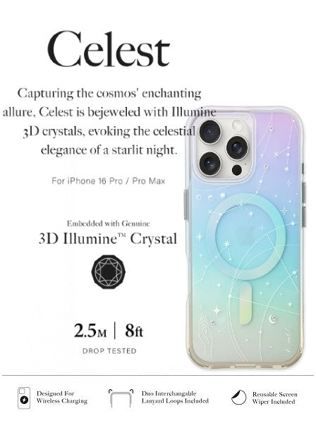 UNIQ COEHL IPHONE 16 PRO (2024) 6.3 MAGNETIC CHARGING CELEST - IRIDESCENT (IRIDESCENT)