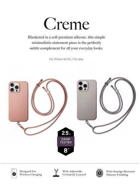 UNIQ COEHL IPHONE 16 PRO MAX (2024) 6.9 MAGNETIC CHARGING CRÈME - BALLET PINK (BALLET PINK)