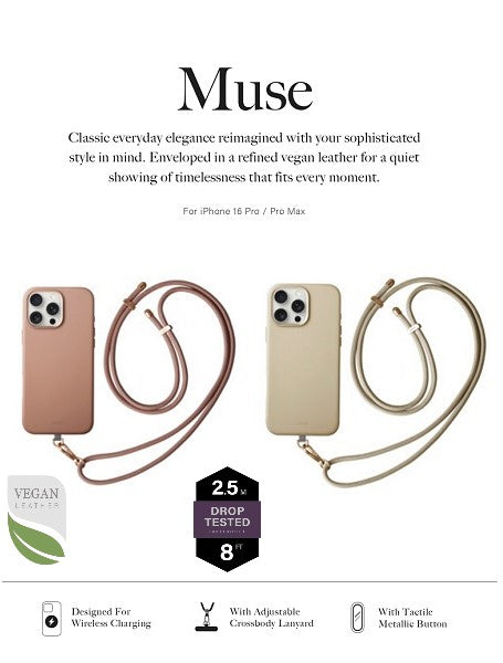 UNIQ COEHL IPHONE 16 PRO (2024) 6.3 MAGNETIC CHARGING MUSE - CREAM (CREAM)