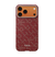 PITAKA Ultra-Slim Case for iPhone 17 Pro Max- Monogram (Gold/Red)