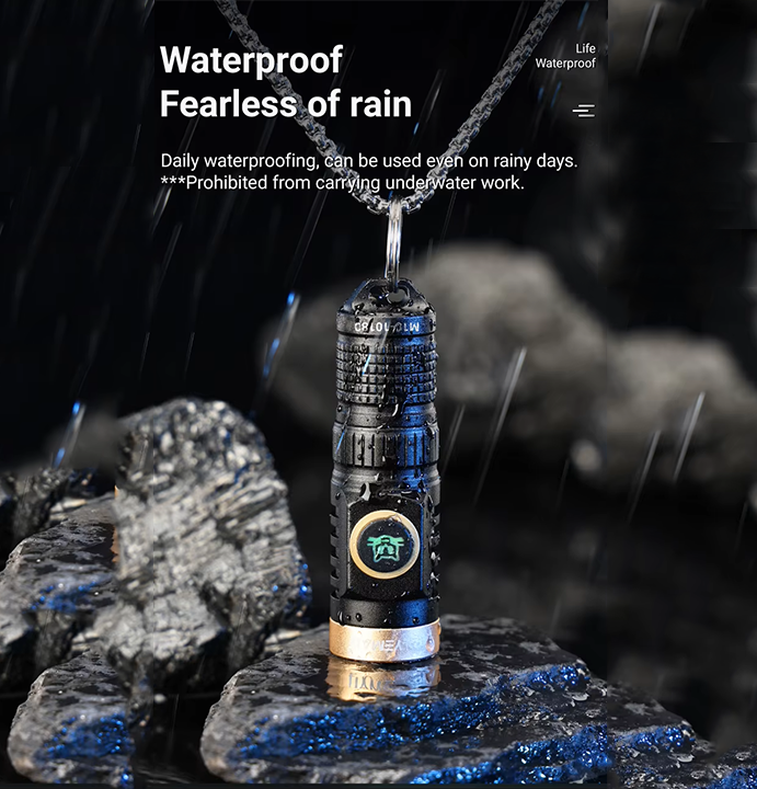 YEMAO M10 MULTI-FUNCTIONAL TG3 BULB MINI NECKLACE FLASHLIGHT