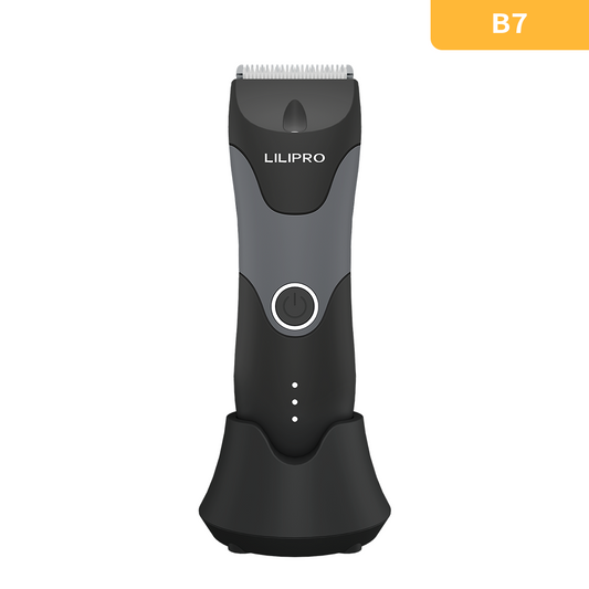 Body Hair Trimmer Cordless Rechargeable Dual Head Ceramic Blade Trimmer LILIPRO B7