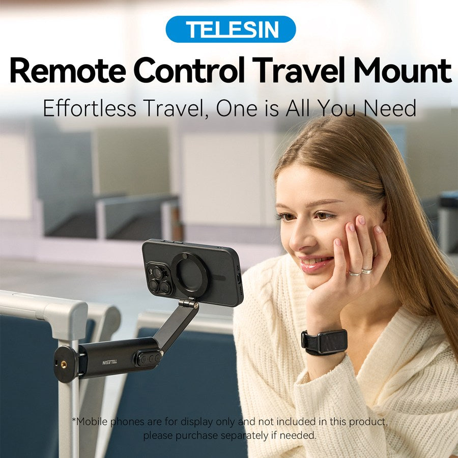 Telesin MagSafe mount with Bluetooth remote