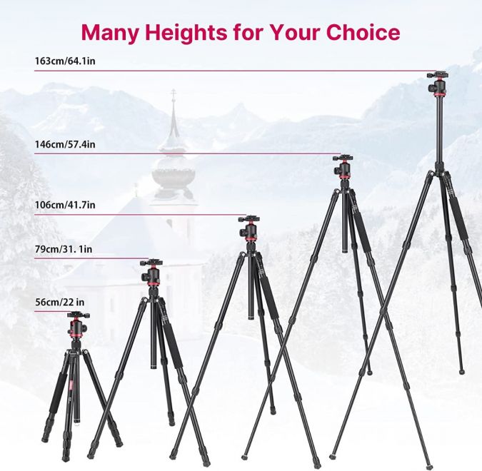 ULANZI MT-51 ALL ALUMINUM ALLOY MULTIFUNCTIONAL FOLDABLE TRIPOD