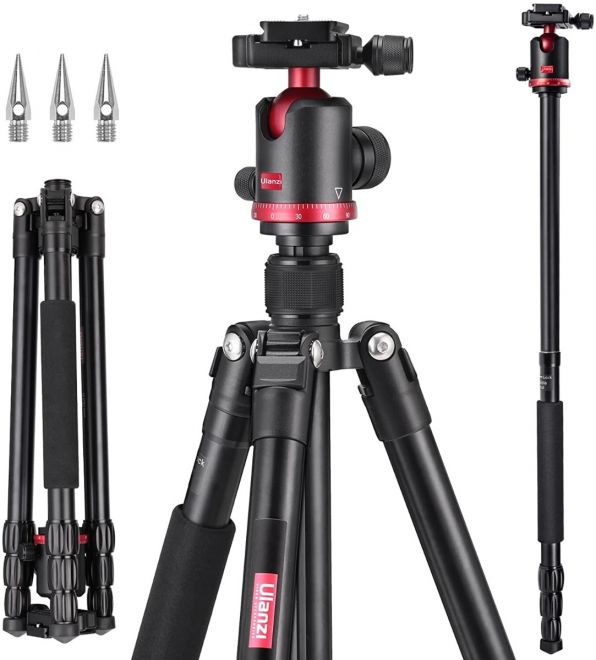 ULANZI MT-51 ALL ALUMINUM ALLOY MULTIFUNCTIONAL FOLDABLE TRIPOD