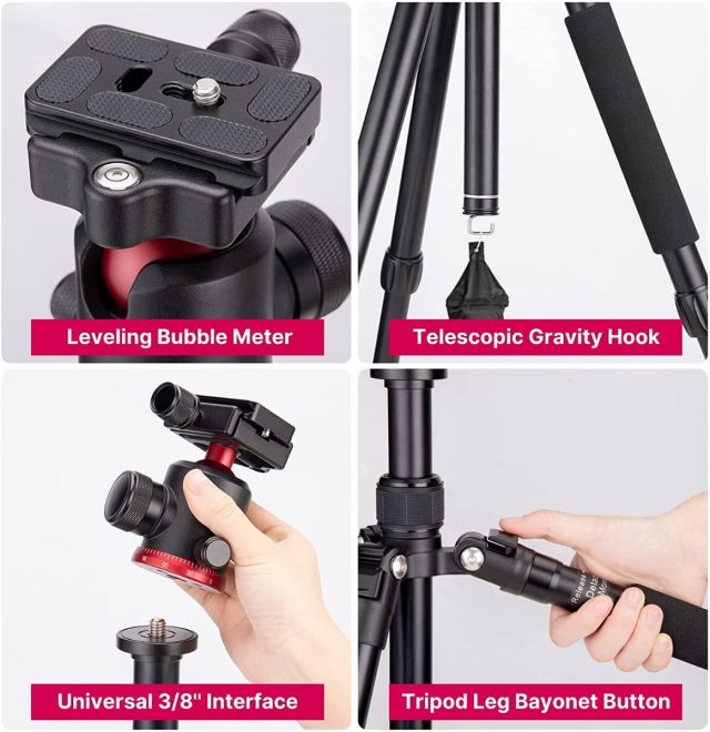 ULANZI MT-51 ALL ALUMINUM ALLOY MULTIFUNCTIONAL FOLDABLE TRIPOD