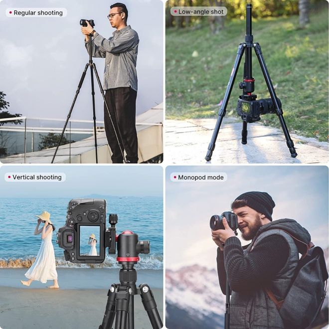ULANZI MT-51 ALL ALUMINUM ALLOY MULTIFUNCTIONAL FOLDABLE TRIPOD