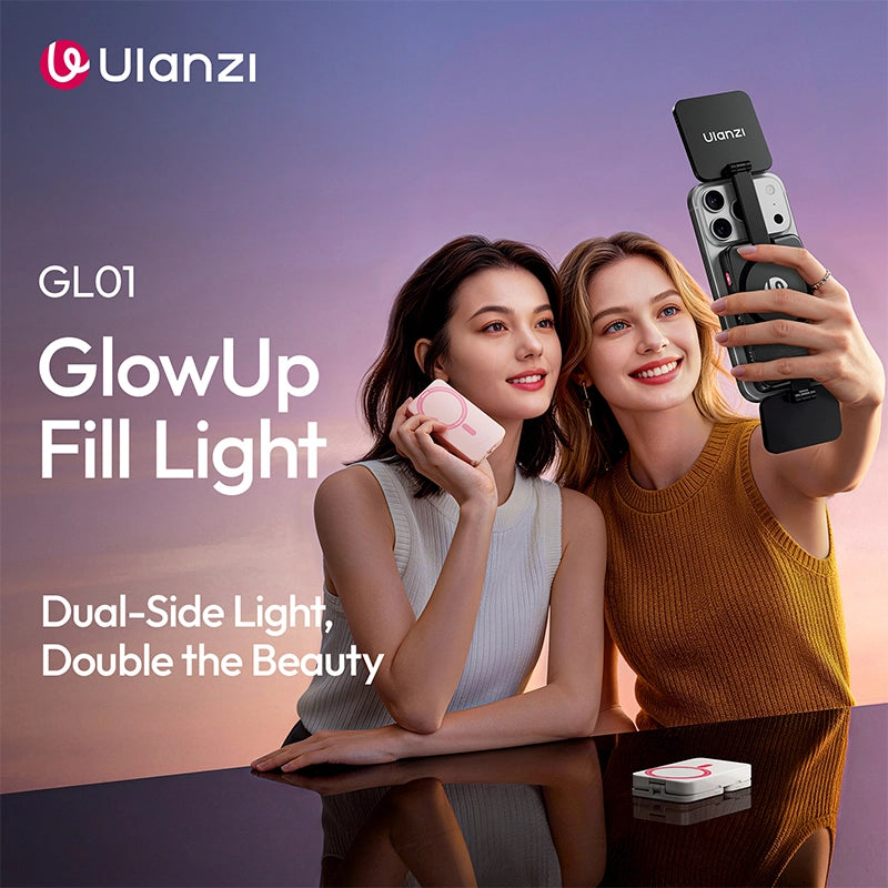 Ulanzi GL01 GlowUp Portable MagSafe Fill Light (Noir Black)